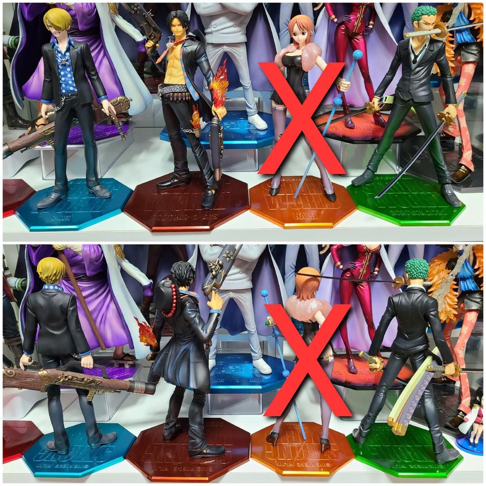 원피스 피규어 POP 스트롱월드 3종