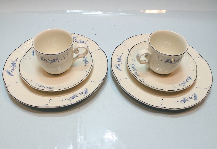 빈티지 빌레로이앤(빌보) 발 블루 트리오