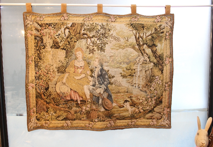 프랑스 빈티지 자수 Marc Waymel 태피스트리