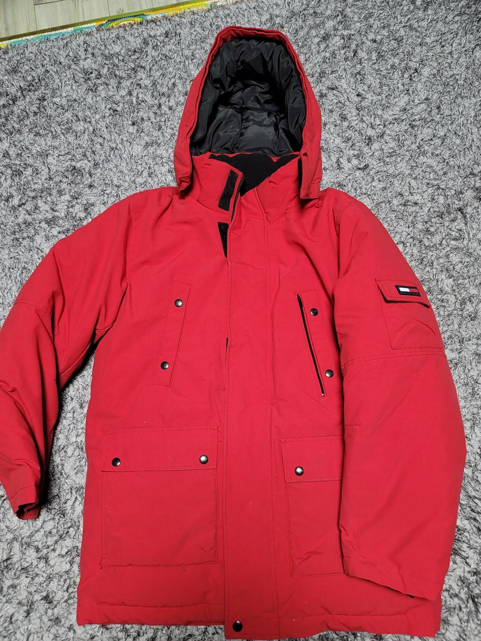 타미힐피거 덕다운 후디패딩