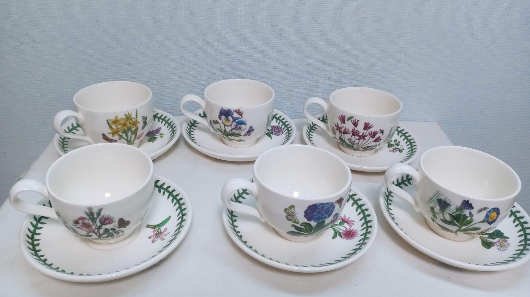 포트메리온 커피잔&소서 6조 일괄 가격