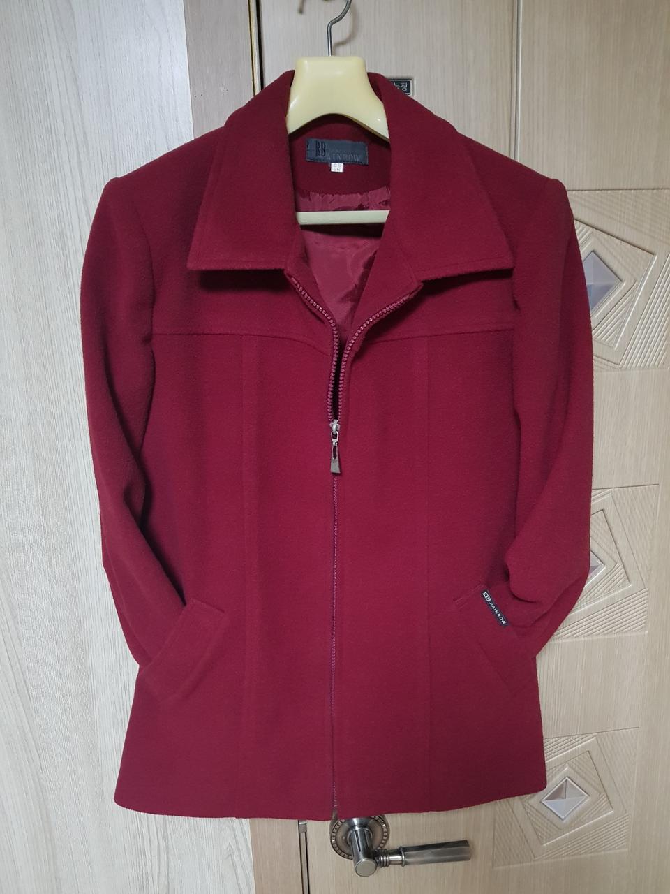 버건디 모직자켓  66