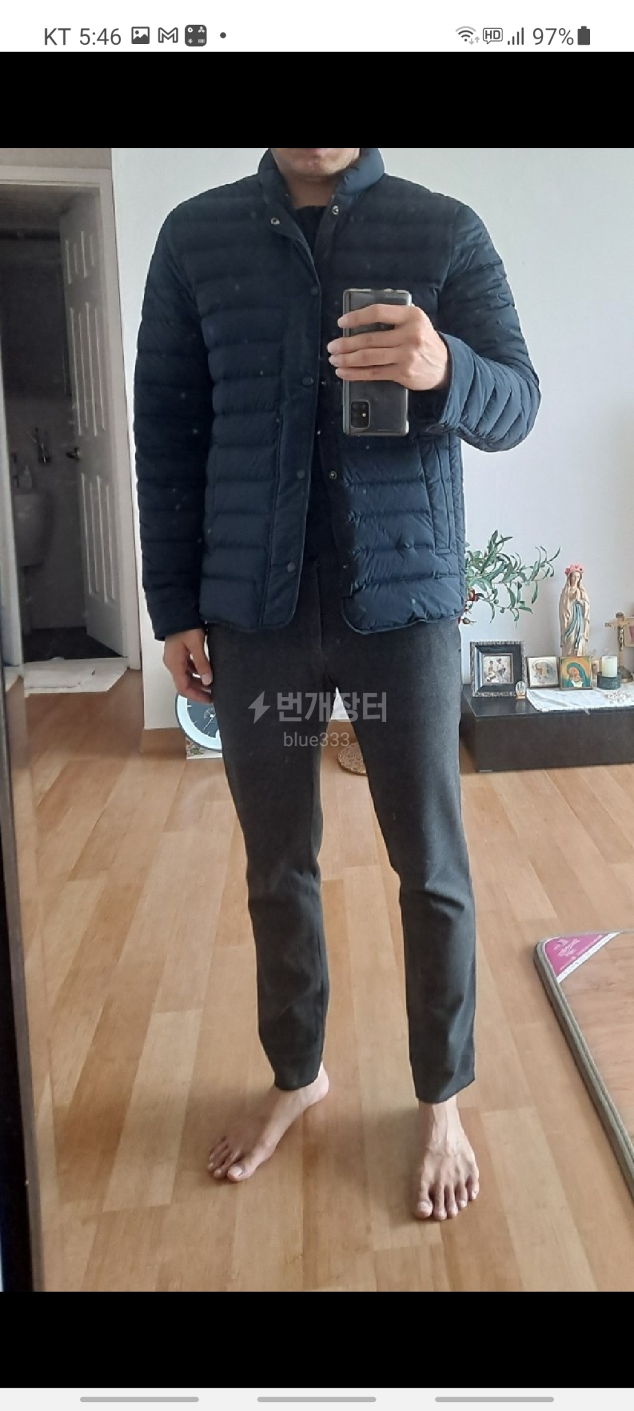 비켐버그  골프 니트 바지