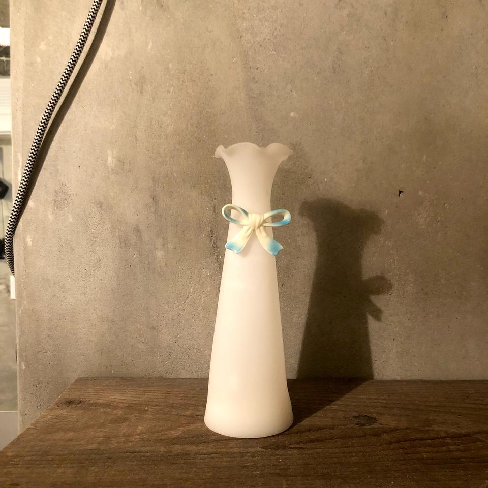 빈티지 frost glass 화병