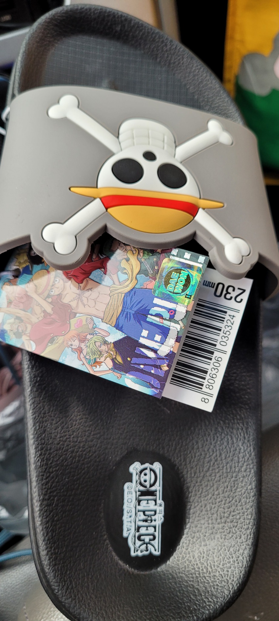 원피스 정품 슬리퍼 새제품 230mm 택포 1만원