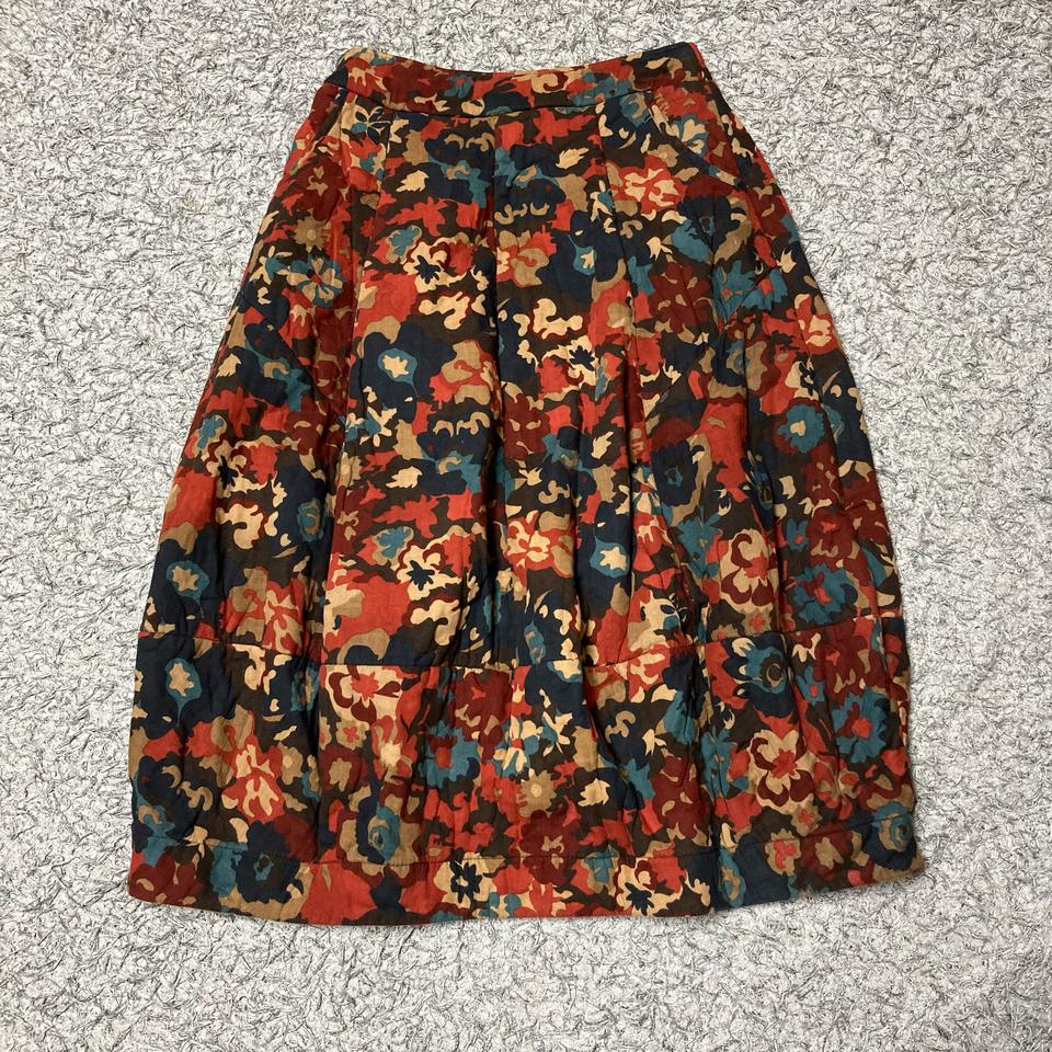 플로럴 본딩 스커트