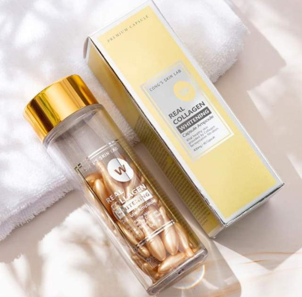 무료배송 REAL콜라겐 whitening 40p