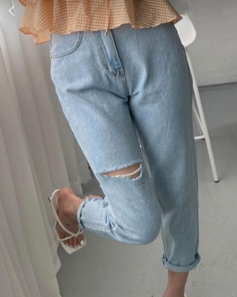 새상품 세일 찢 청바지 연청 팬츠 배기 와이드 통바지 인기 베스트