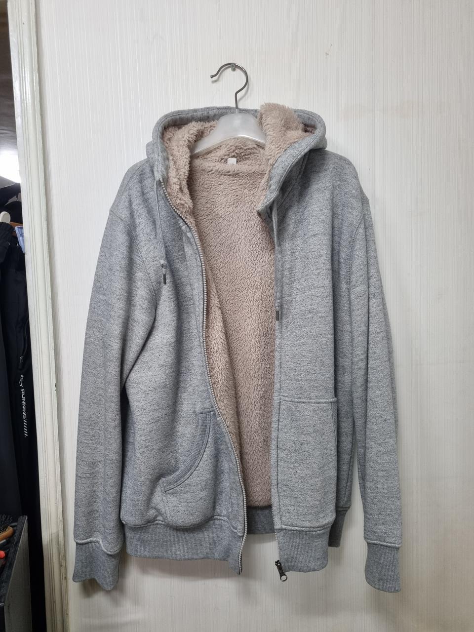 유니클로 남자 후드집업 L사이드