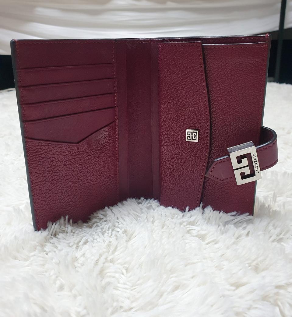 [급처] 지방시 버건디 여성반지갑(정품)