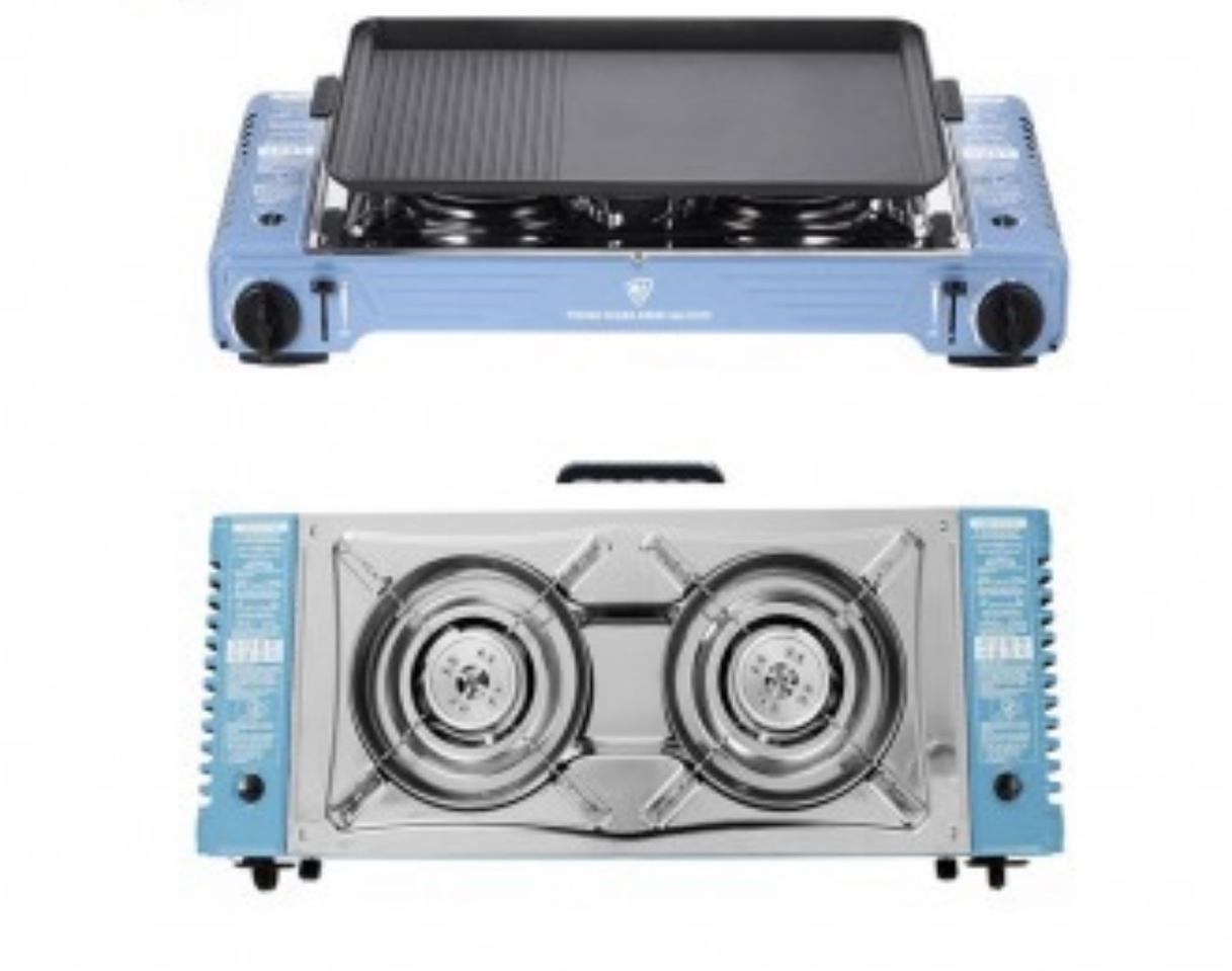 (무배)투버너 가스버너(불판포함)-20대한전