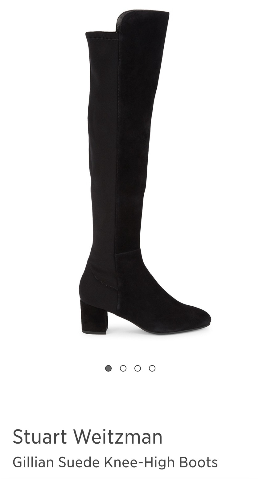 새상품 스튜어트 와이츠먼 Gillian 니하이부츠 240(us7)