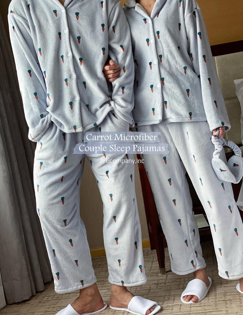 선물용 최고 페세르 케럿 수면 커플 파자마