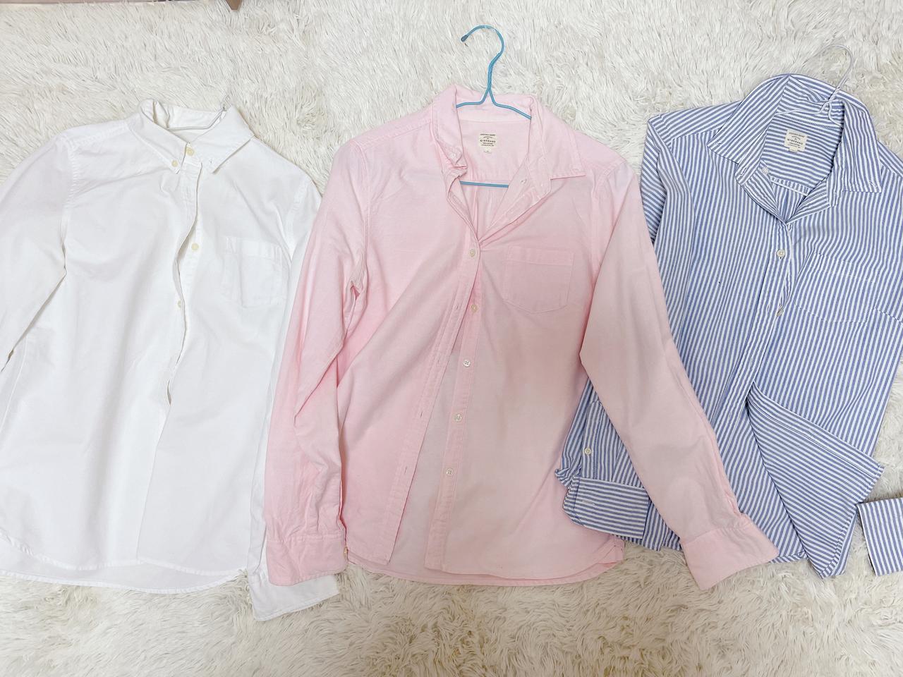 지오다노 핑크 여성남방 여성셔츠 S