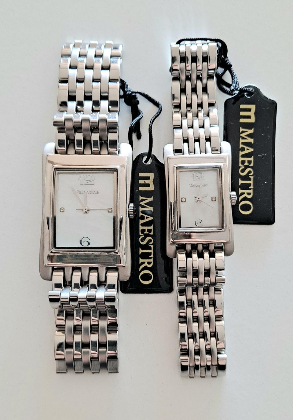 남♡여 패션 사각시계