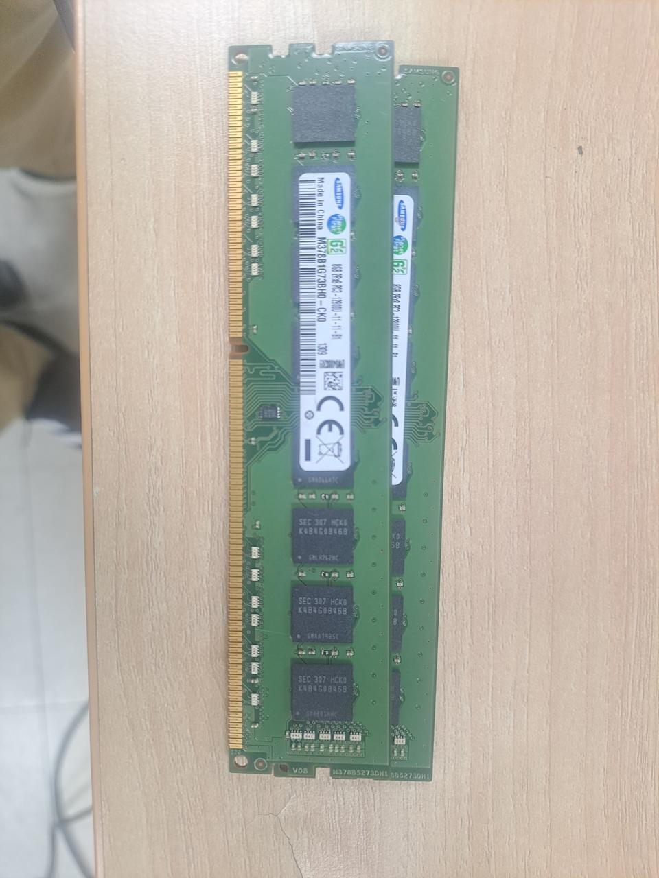 삼성 정품 램 ram 8GB ddr3 12800u 2개 b다이