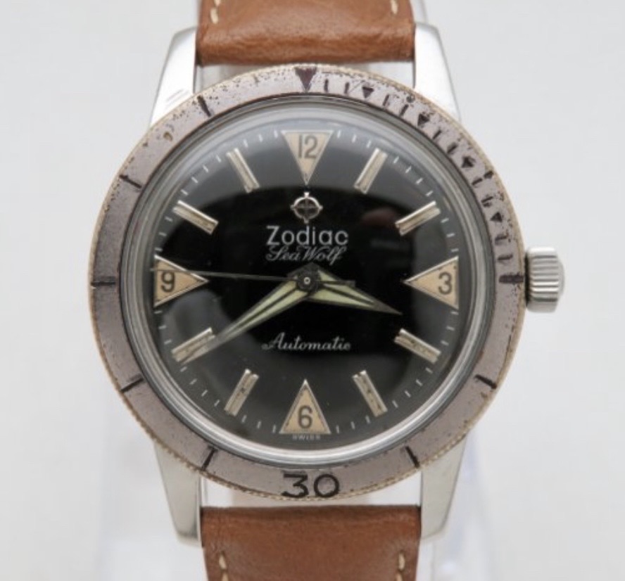 조디악 씨울프 오토메틱 빈티지 다이버 zodiac seawolf