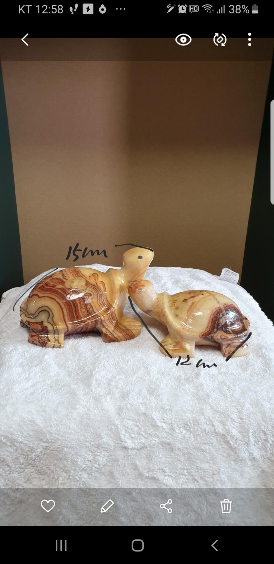 옥 거북이2마리