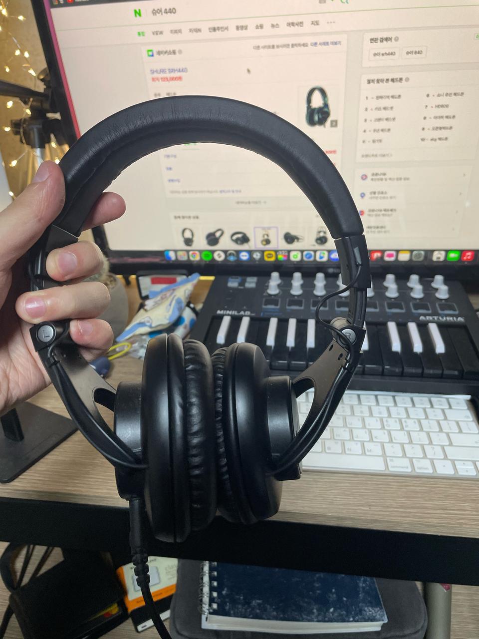 슈어 440 헤드폰 안전거래 풀박스