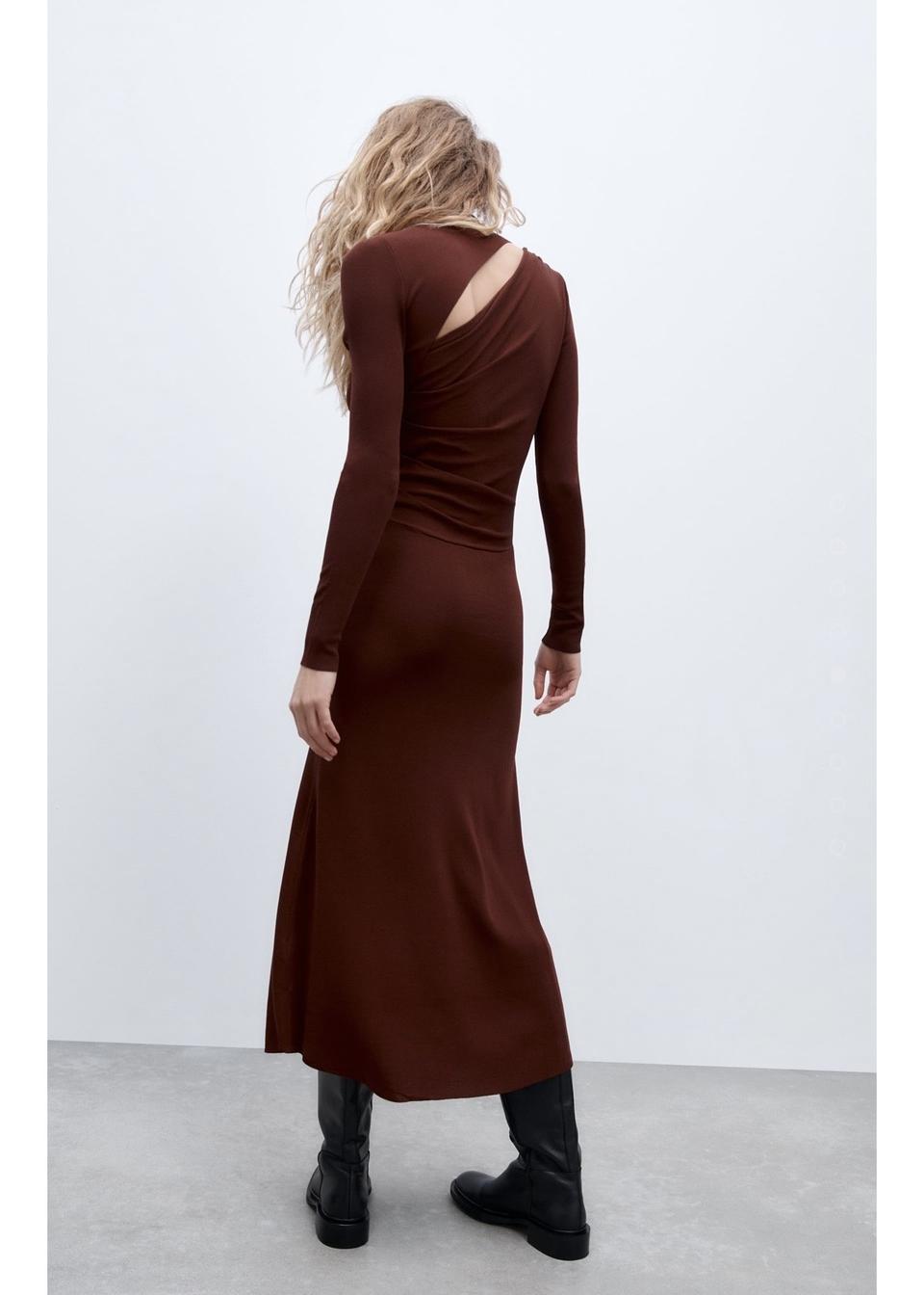 백슬릿 비스코스 니트 롱 윈피스 새상품 5월 초특가