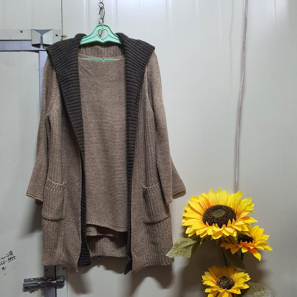 니트 블라우스랑 조끼 66