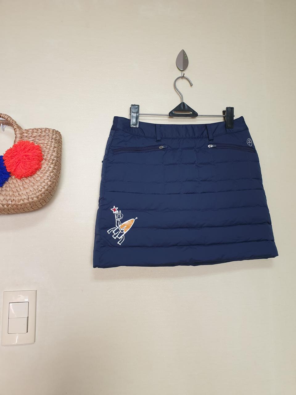 26~27인치 까스텔바작 여성골프오리털누빔패딩스컷