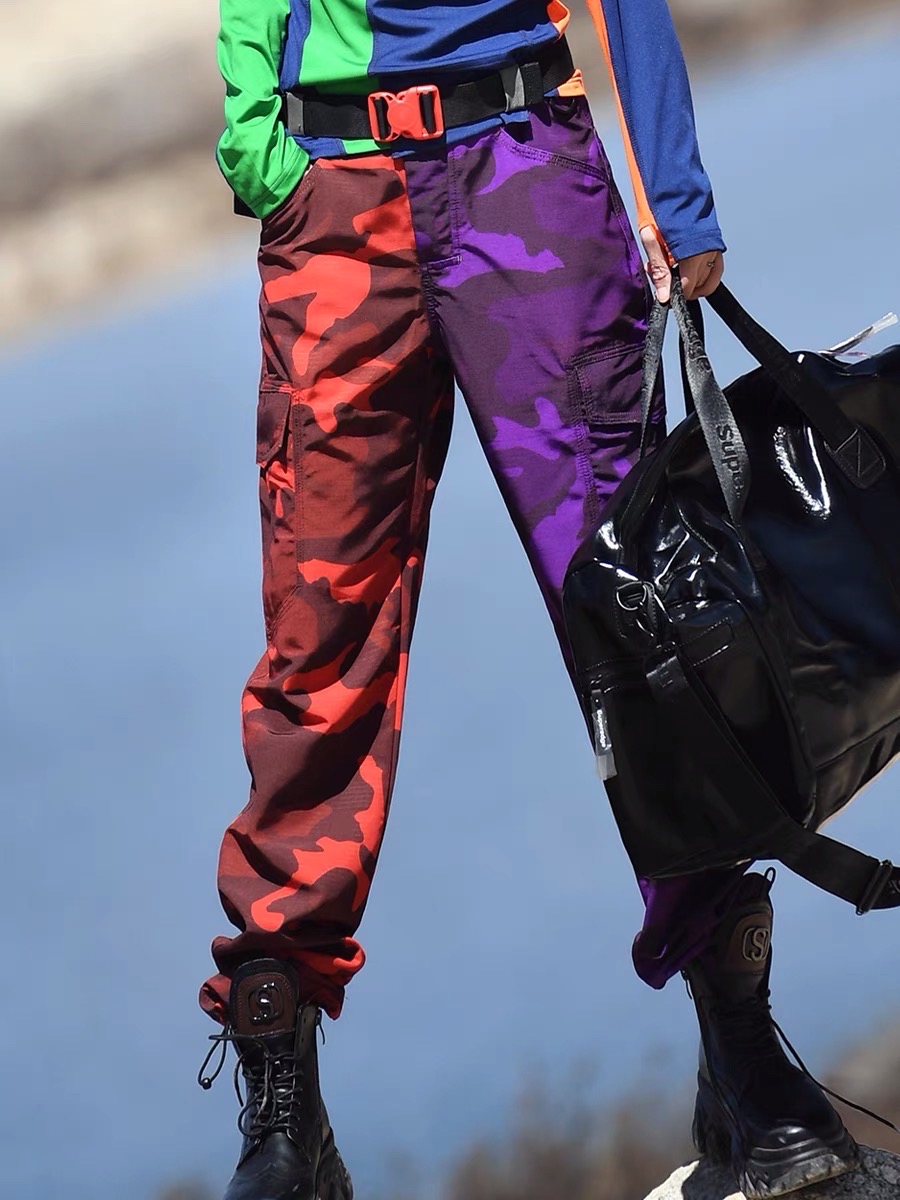 여성 봄 신상 캐주얼 여행 에어 맥스 카고바지