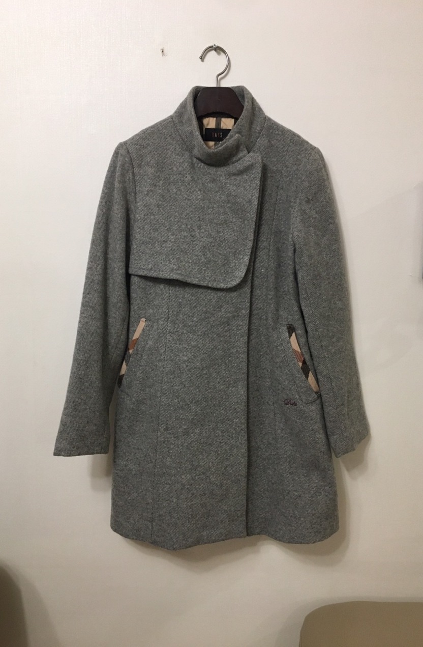 닥스 정품 그레이 모직 하프코트 (주니어 165호)