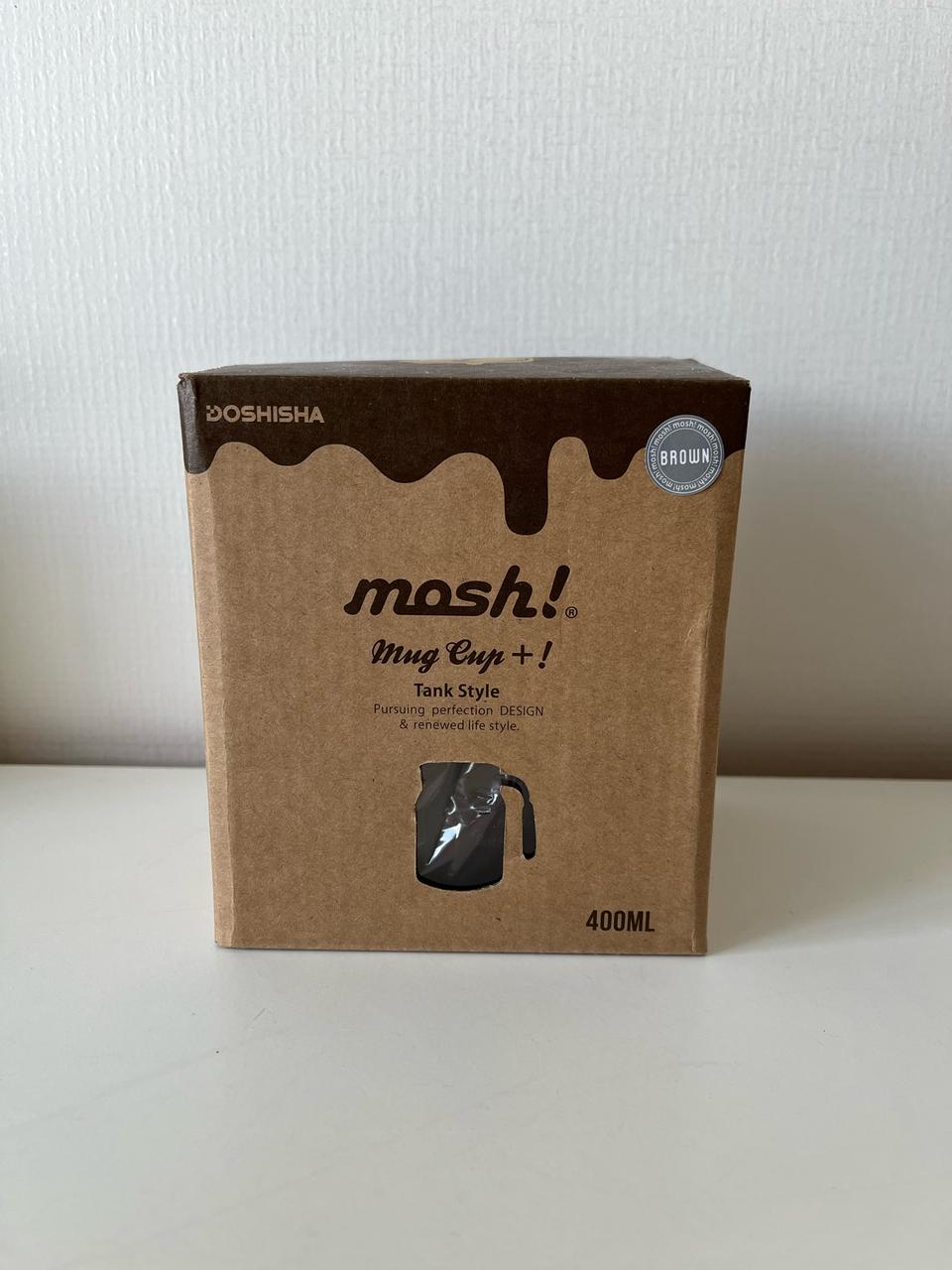 [미개봉] MOSH 모슈 보온보냉 테이블 머그 400ml 코코아