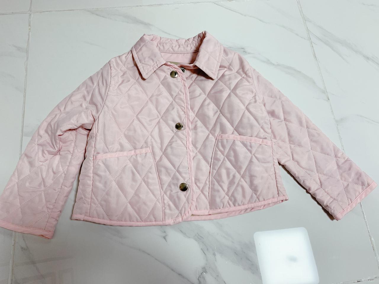 버버리키즈 퀄팅누빔자켓