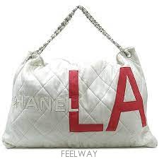 샤넬 LA 패브릭 체인 숄더백