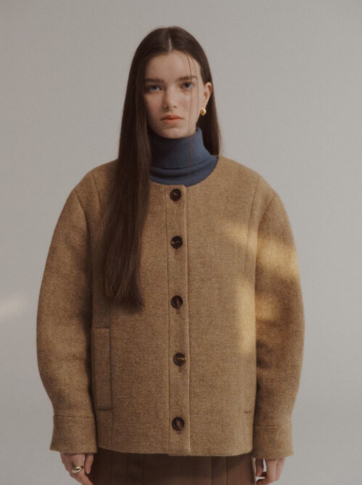 유어네임히어 다정이 브라운 자켓