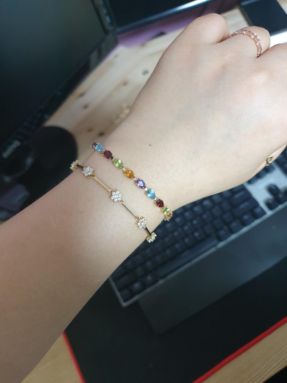 14k  플라워 팔찌 가격내림