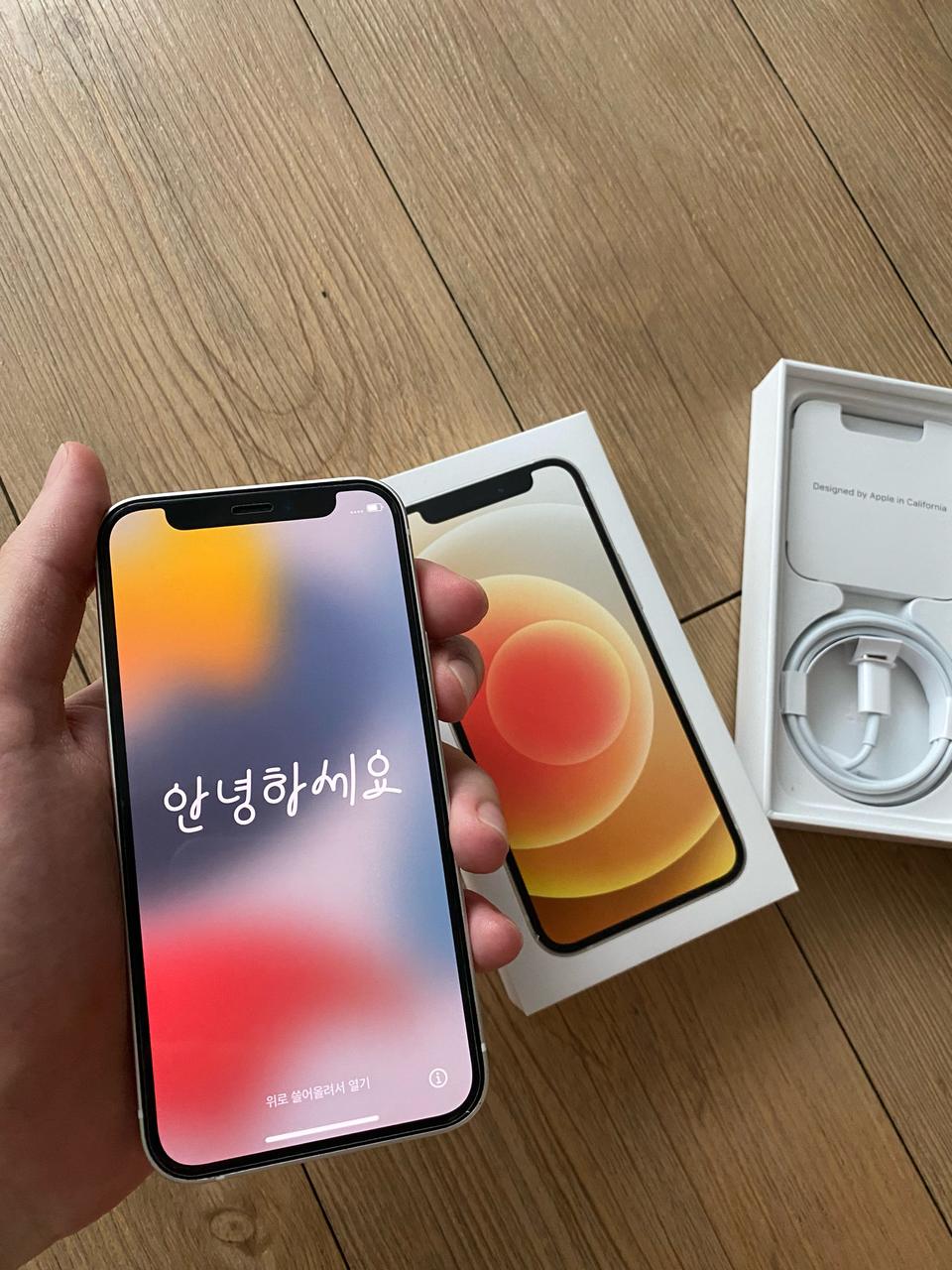 s급 아이폰 12미니 128기가 화이트