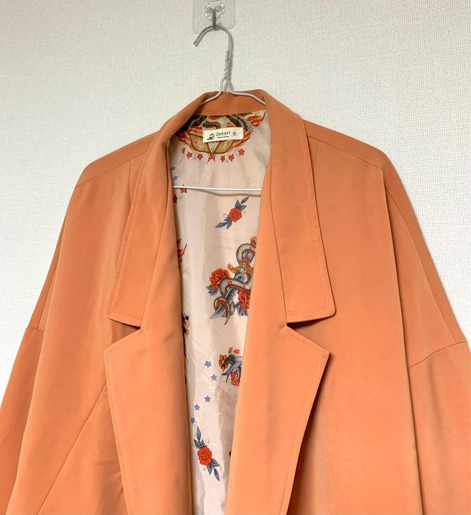 고급스러운 도토리 패턴안감 자켓