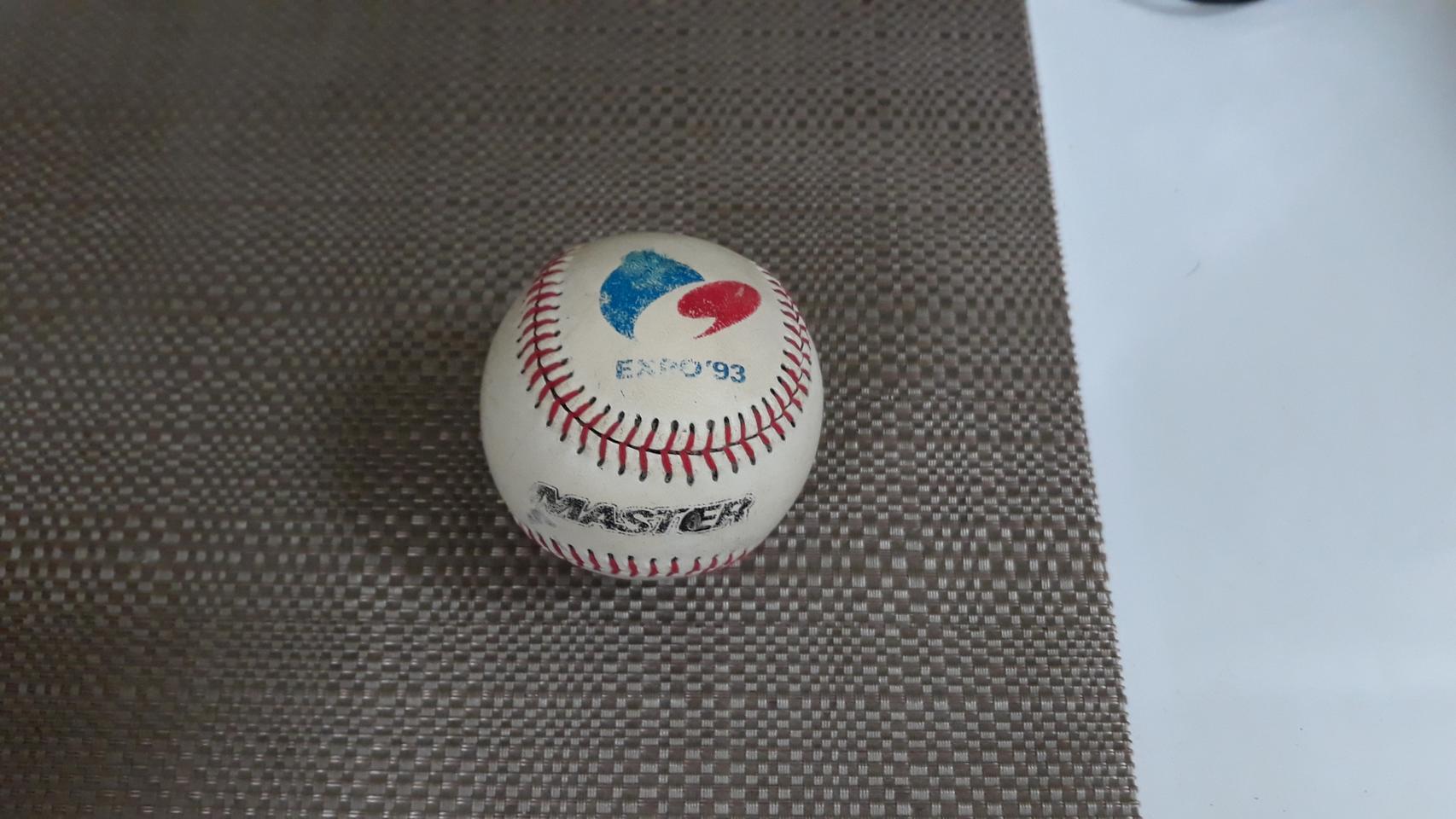 93년 엑스포 기념 야구공(희귀) 꿈돌이