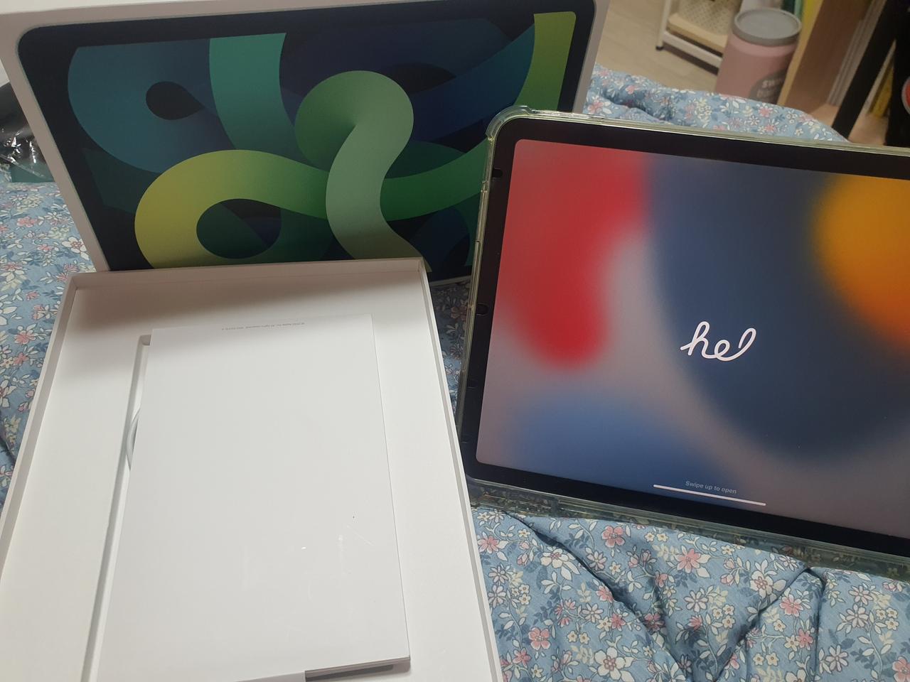 (가격낮춤)아이패드 에어4 256GB 애플그린 풀박팔아요