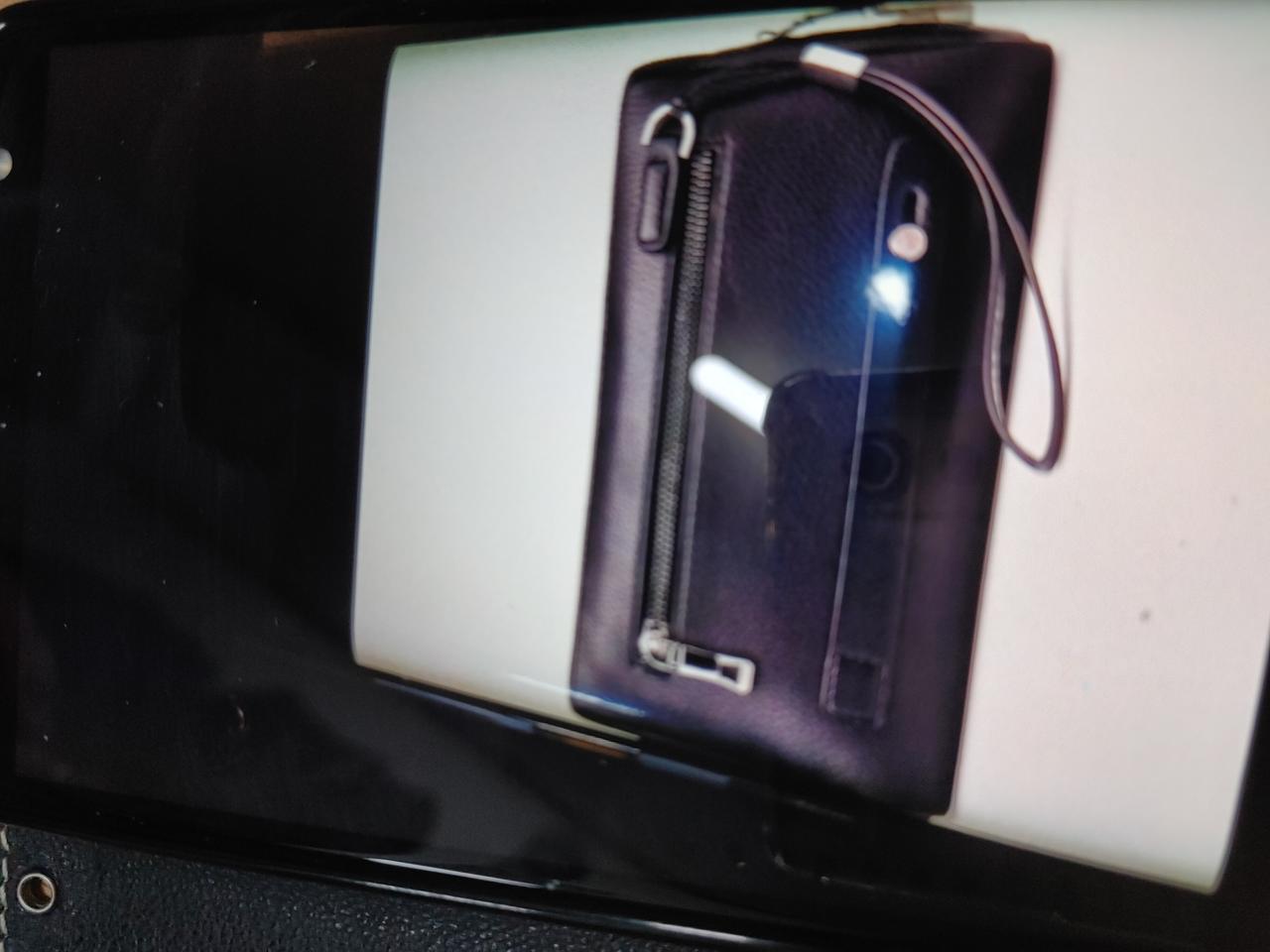 가죽클러치손가방  도난방지  잠금장치 25-15-5