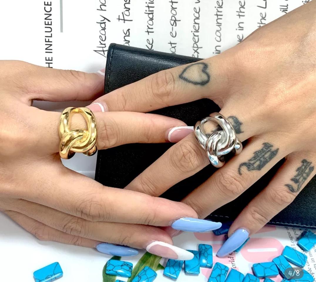 여성 써지컬스틸 반지