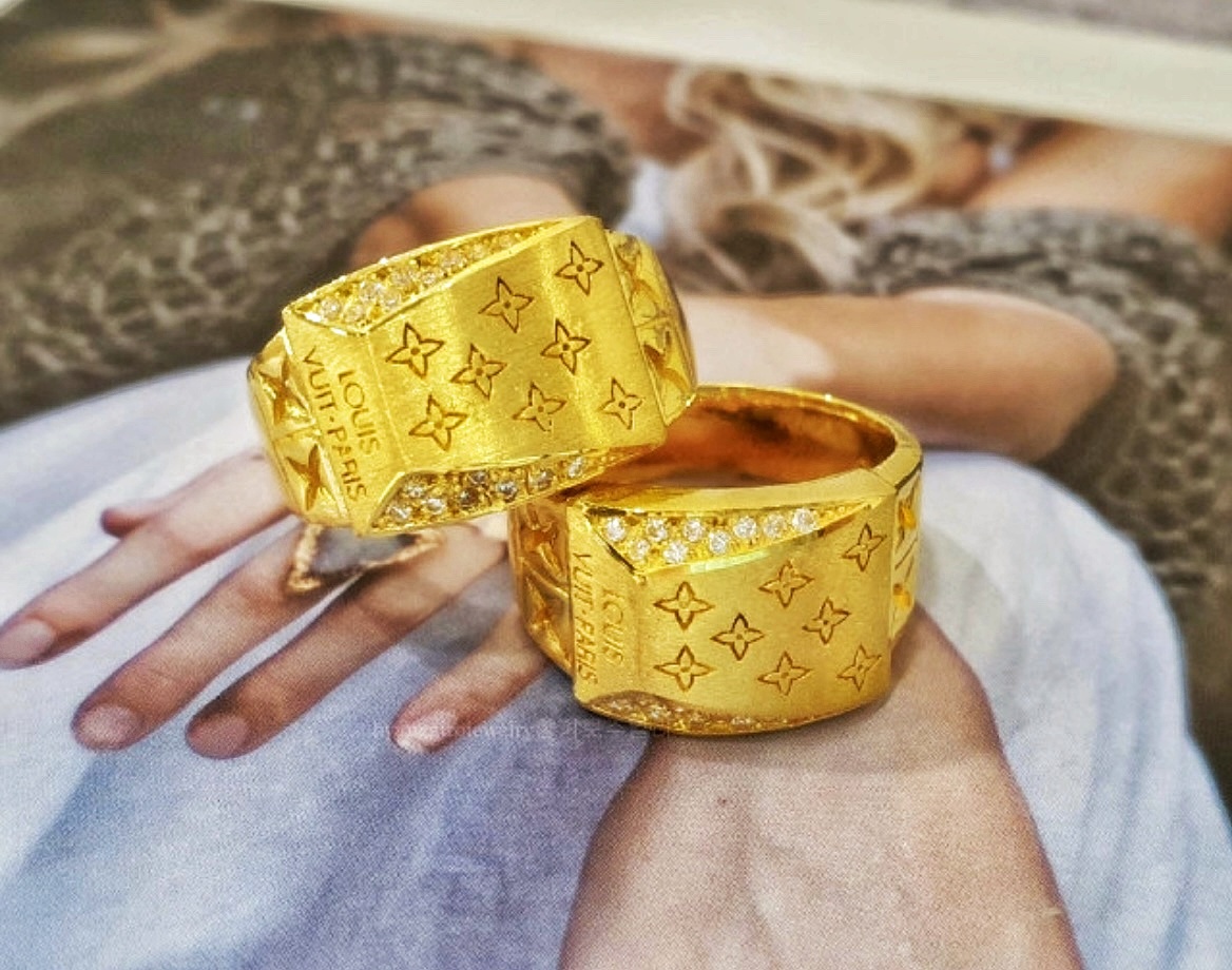 루이비통 순금 남녀커플링 부모님선물 최고!!