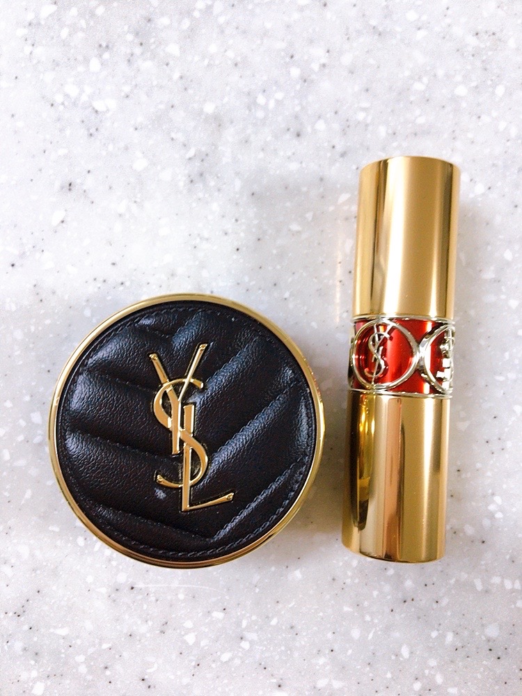 새상품) 입생로랑 미니쿠션+볼립떼 샤인 4