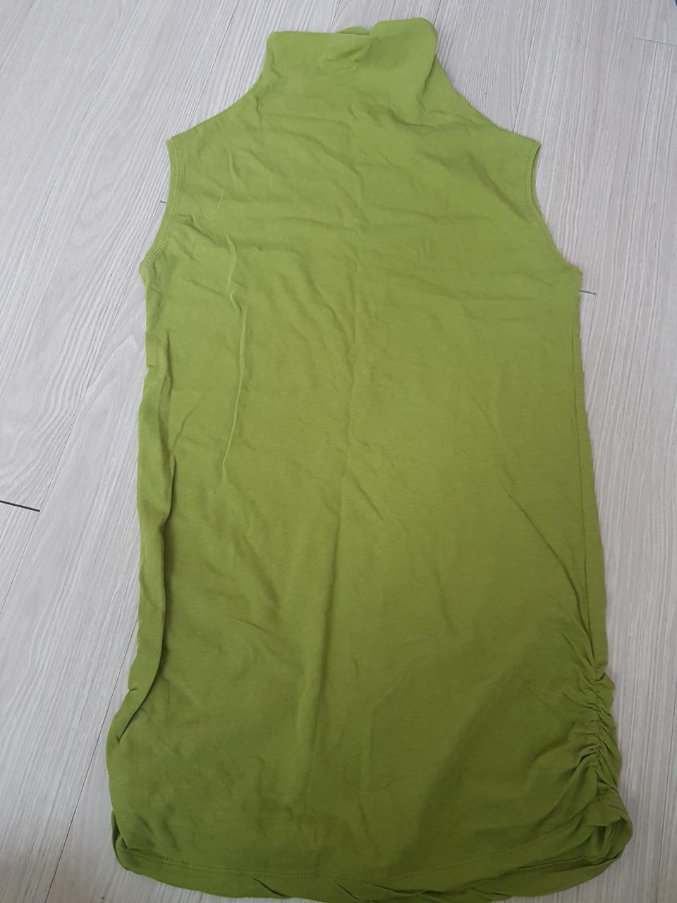 민소매 그린티m 새제품