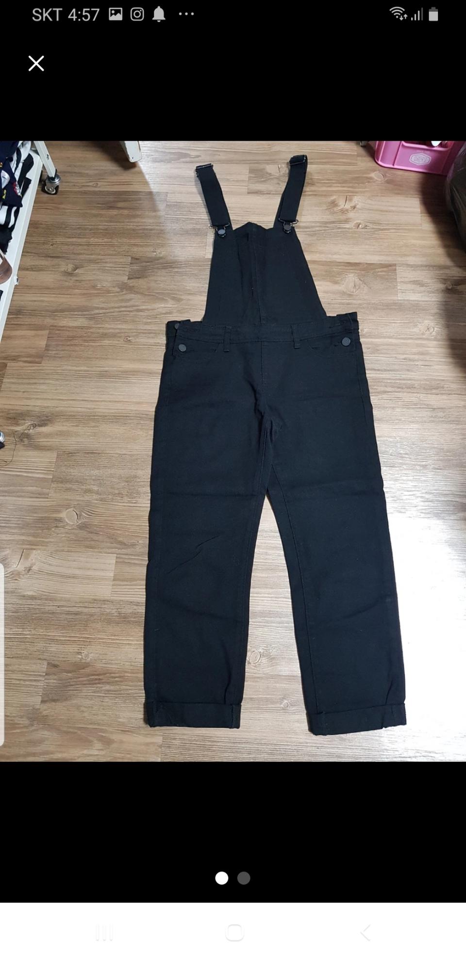 검정 멜빵바지 25