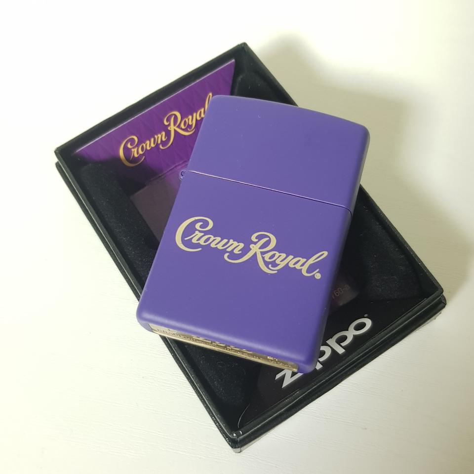 안전 49460 CROWN ROYAL 정품 지포라이터 미개봉 새제품