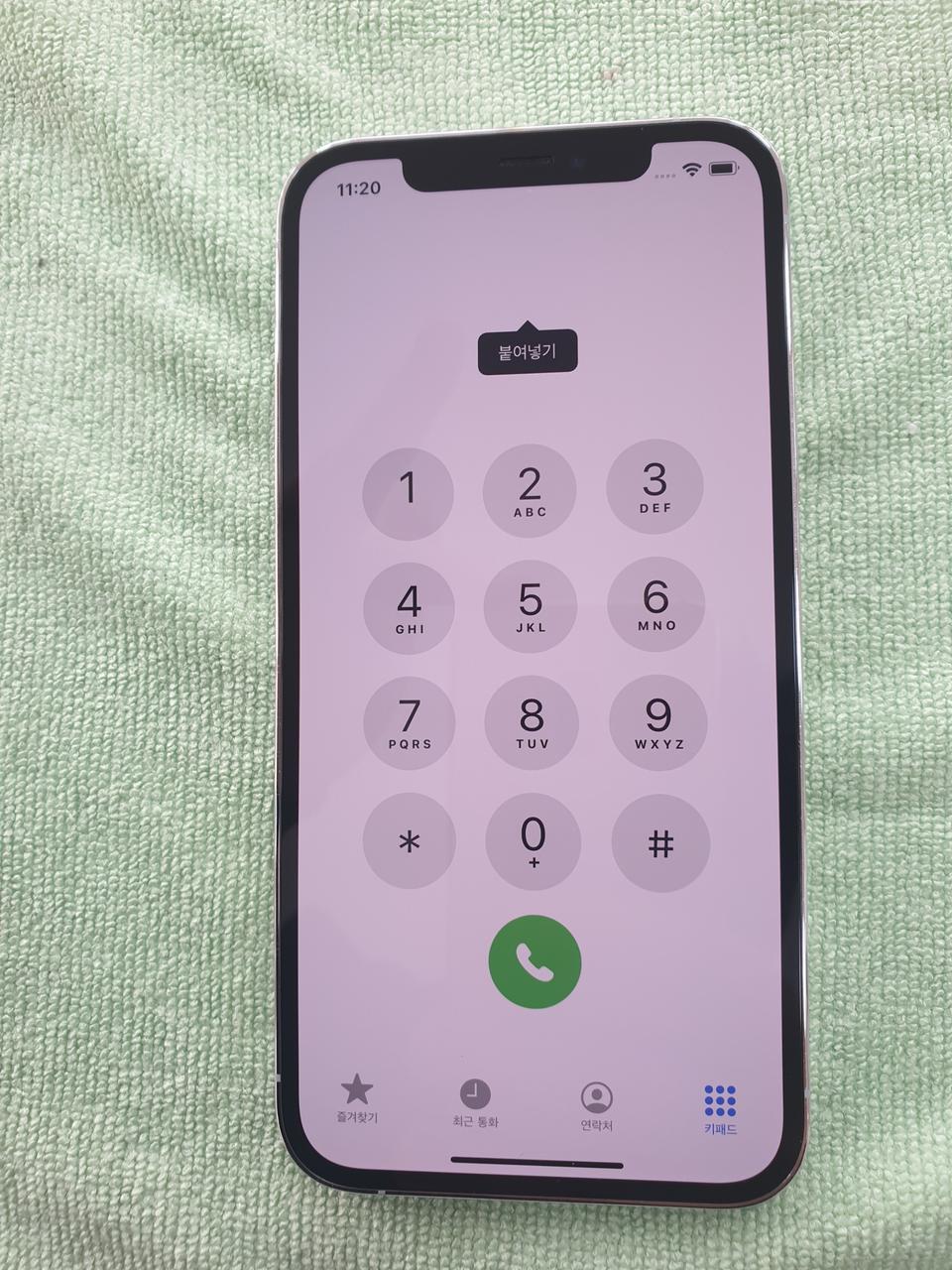 아이폰12 프로 256GB 실버 팜니다