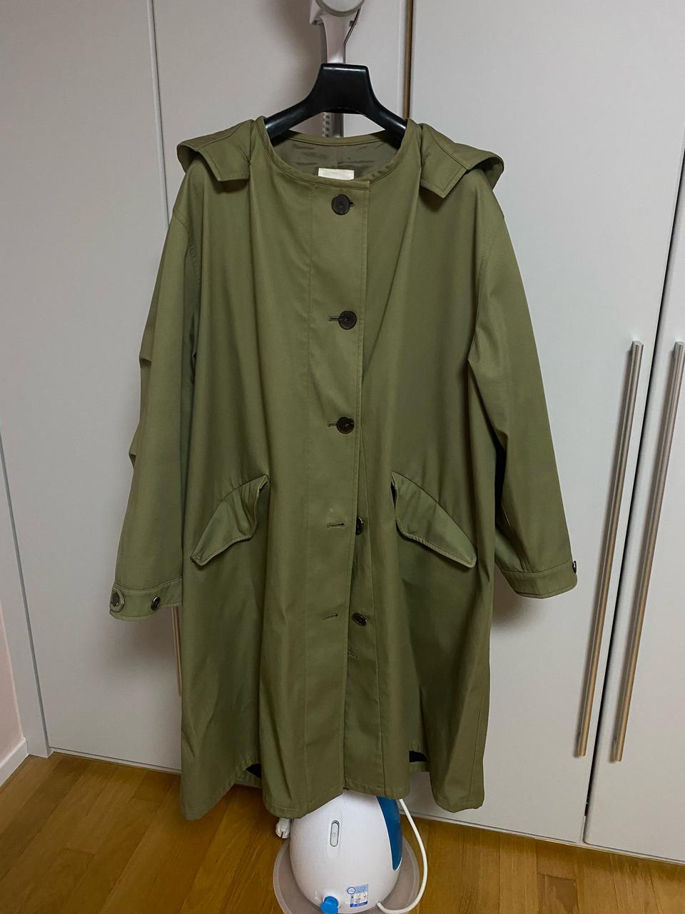 스튜디오톰보이 후드 트렌치코트