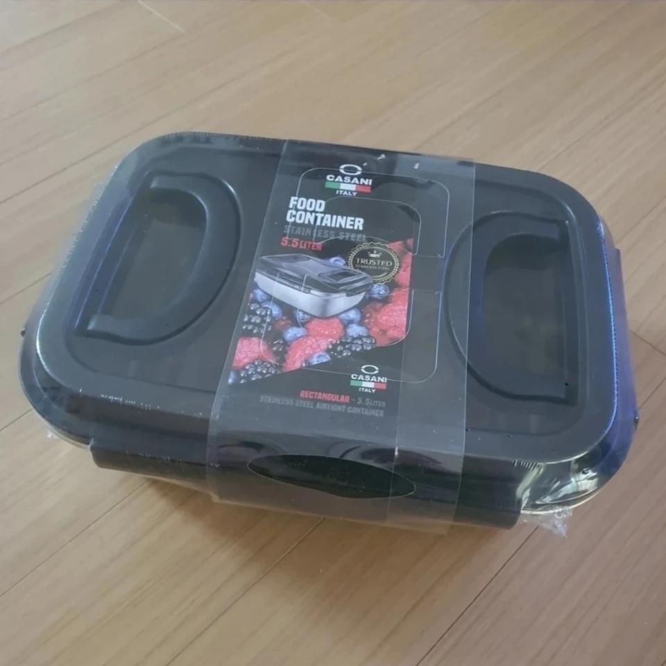 까사니 스텐레스 밀폐용기 대형세트. 미개봉 새상품