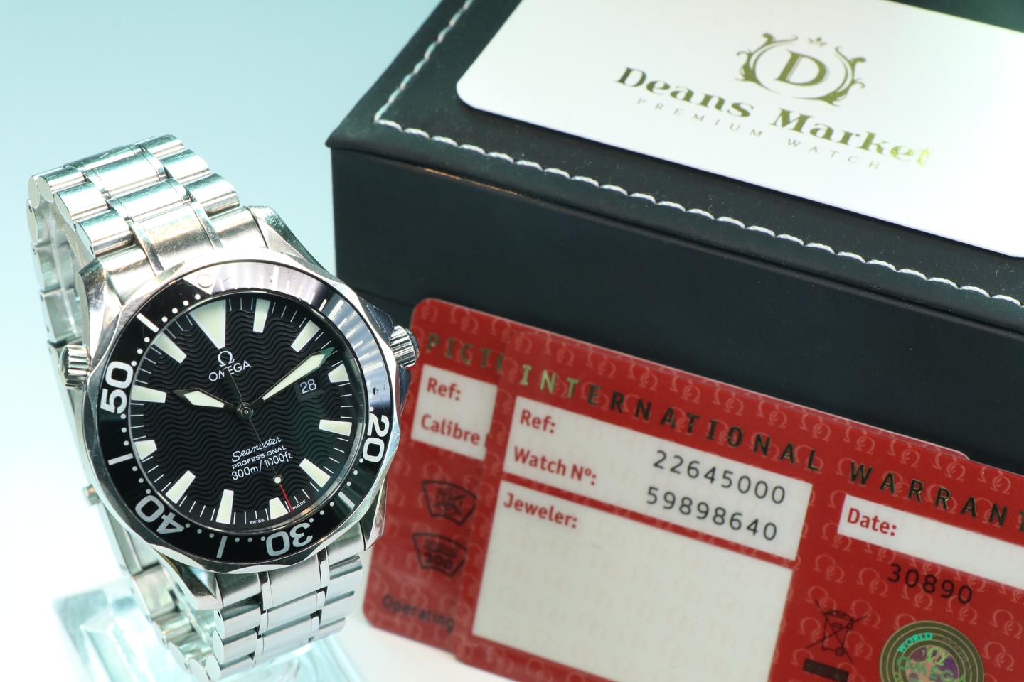 오메가 씨마스터 300 쿼츠 41mm 2264.50 블랙 남자명품시계