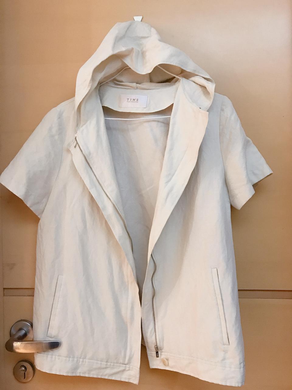 타임 반팔 후드