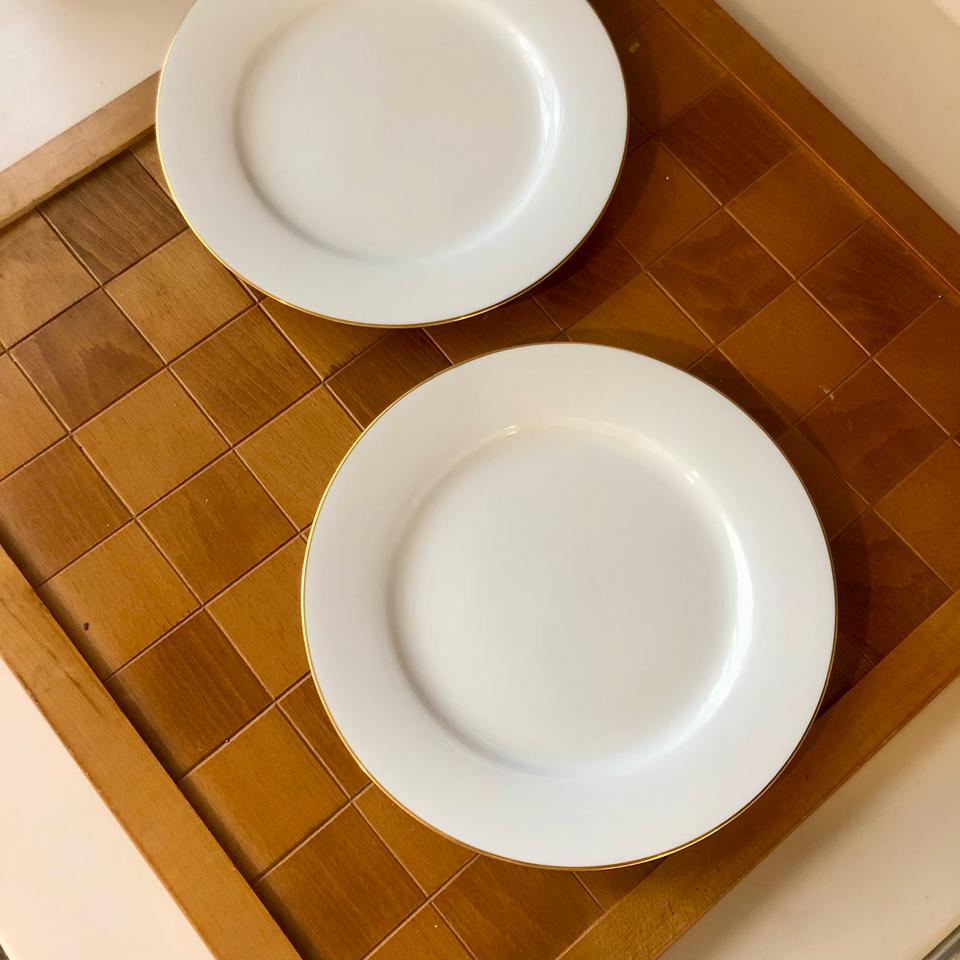 빈티지 노리다케 Ivory 플레이트 2p